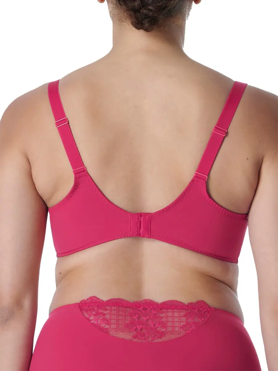 Simone Pérèle Women's Full-Coverage Lace Underwire Bra - Cranberry | Thumbnail 2 Simone Pérèle Women's Full-Coverage Lace Underwire Bra - Cranberry | Thumbnail 2