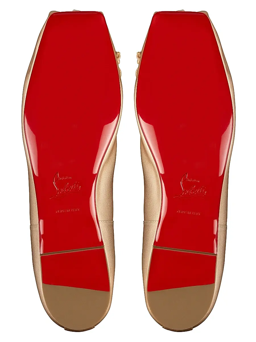 Christian Louboutin Women's Mamadrague Satin Ballerina Flats | Thumbnail 5 Christian Louboutin Women's Mamadrague Satin Ballerina Flats | Thumbnail 5