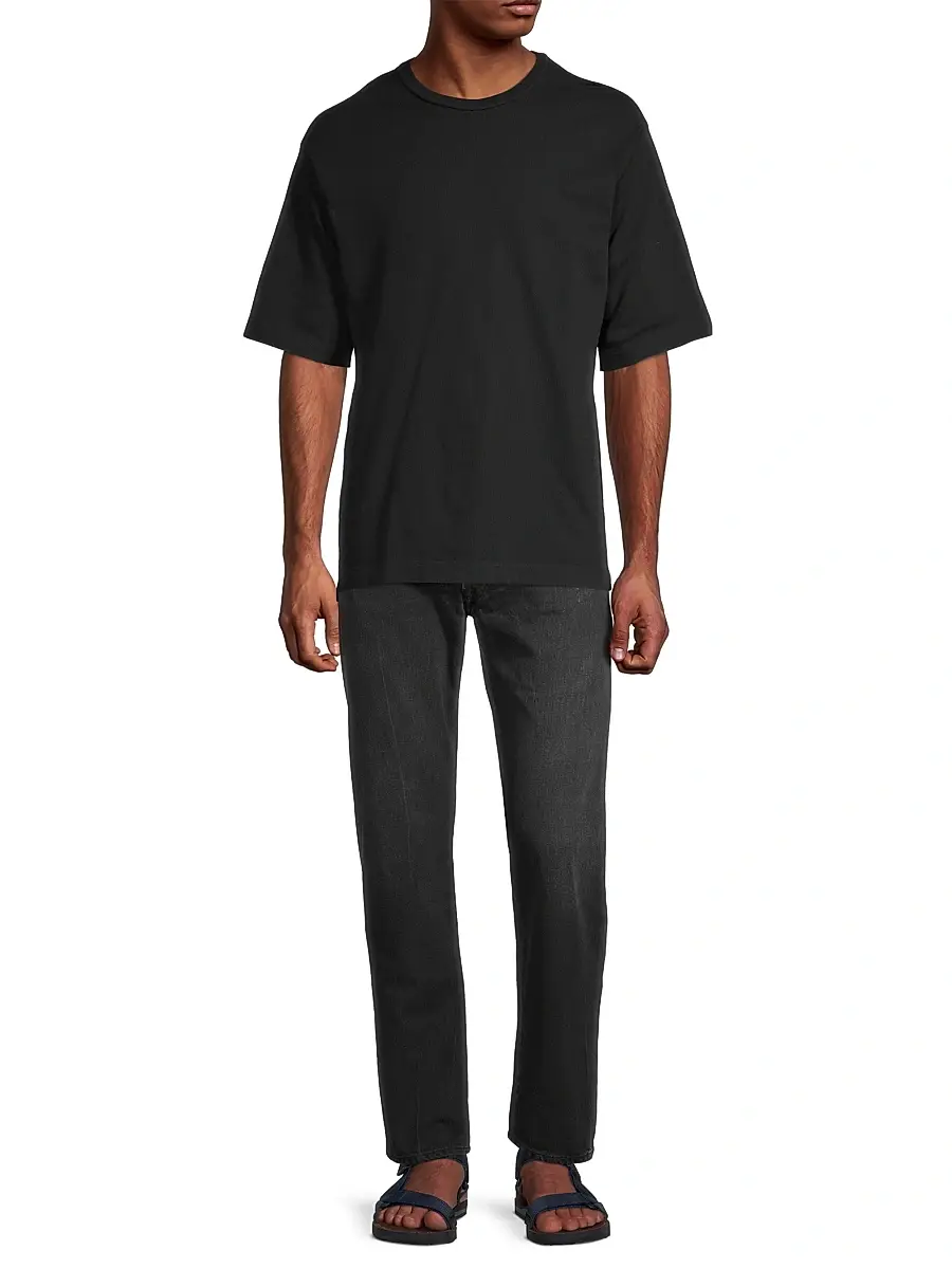 BLK DNM Men's Fading Slim Straight-Leg Stretch Jeans - Hill Black | Thumbnail 2 BLK DNM Men's Fading Slim Straight-Leg Stretch Jeans - Hill Black | Thumbnail 2