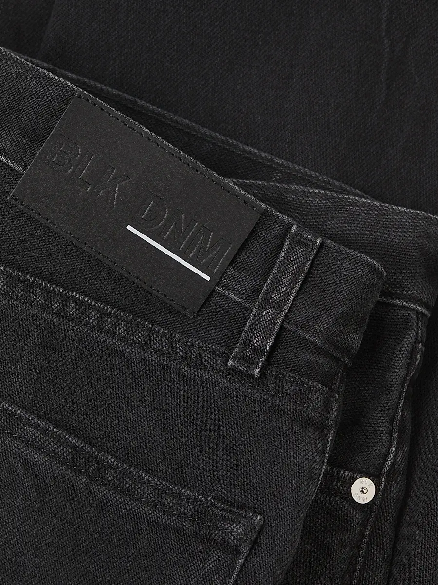 BLK DNM Men's Fading Slim Straight-Leg Stretch Jeans - Hill Black | Thumbnail 6 BLK DNM Men's Fading Slim Straight-Leg Stretch Jeans - Hill Black | Thumbnail 6