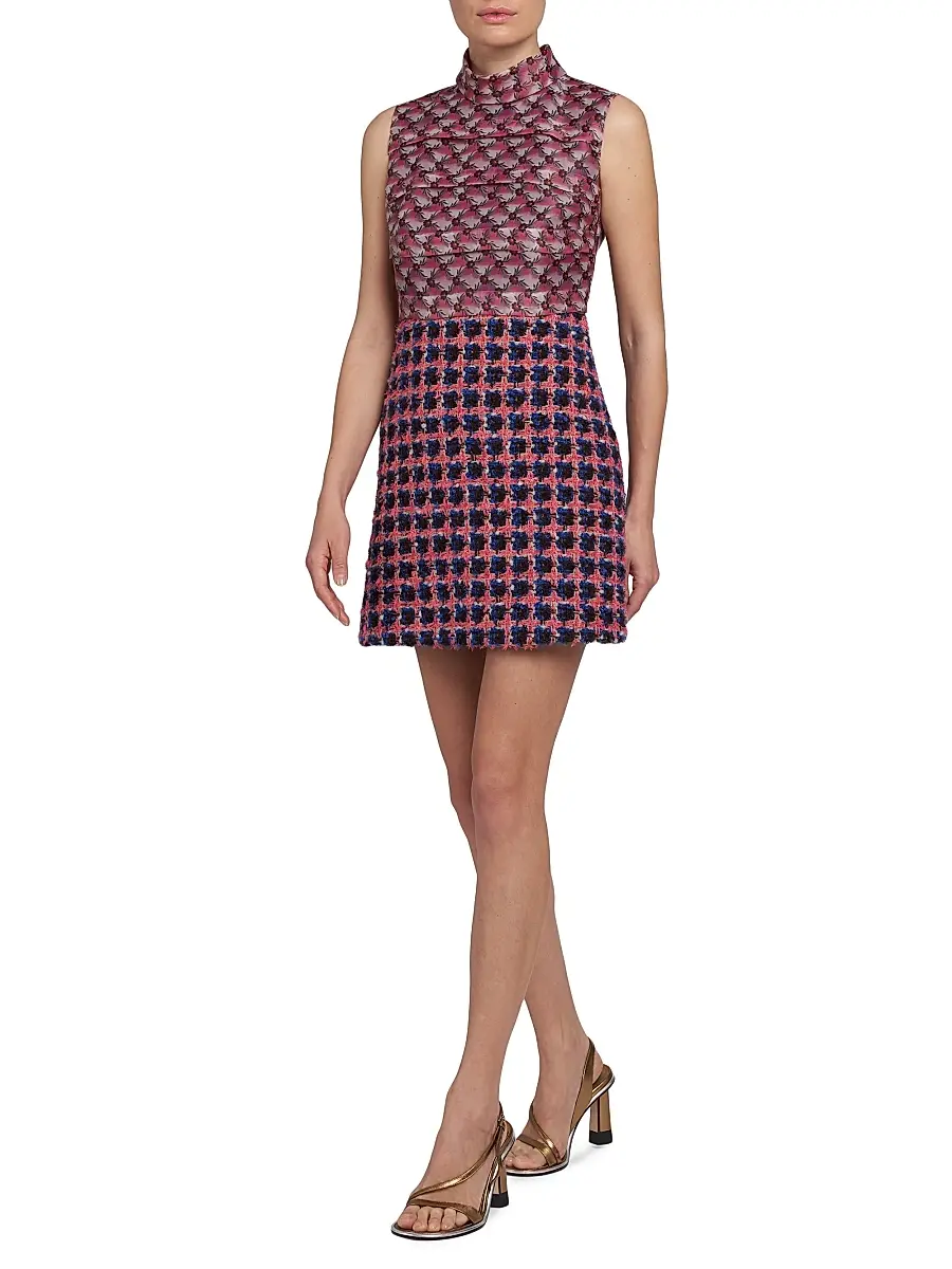 Etro Women's Tweed Minidress | Thumbnail 2 Etro Women's Tweed Minidress | Thumbnail 2