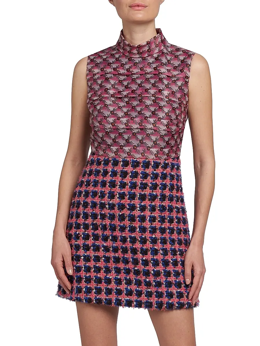 Etro Women's Tweed Minidress | Thumbnail 3 Etro Women's Tweed Minidress | Thumbnail 3