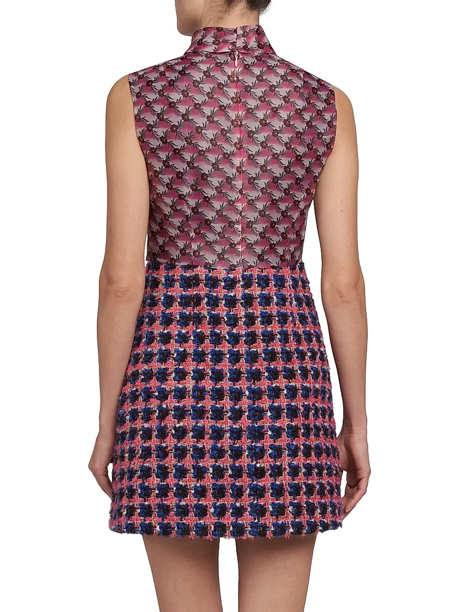 Etro Women's Tweed Minidress | Thumbnail 5 Etro Women's Tweed Minidress | Thumbnail 5