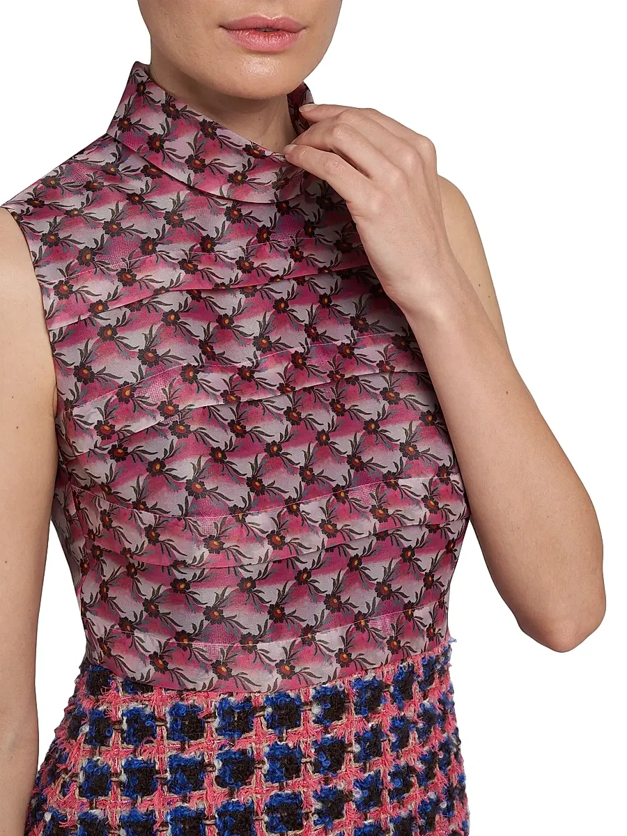 Etro Women's Tweed Minidress | Thumbnail 6 Etro Women's Tweed Minidress | Thumbnail 6