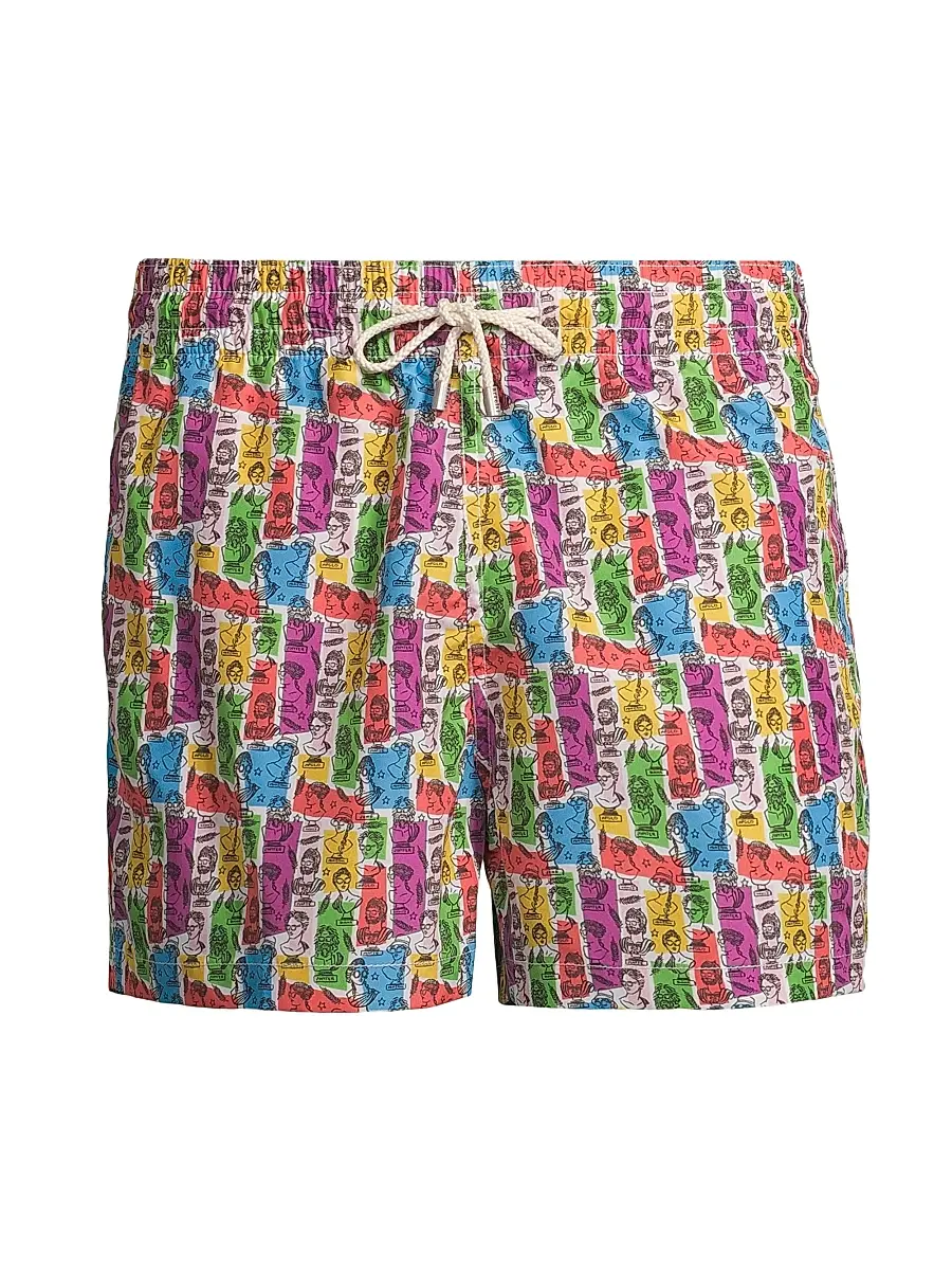 Arrels Barcelona Men's Italians Do It Better Graphic Swim Shorts | Image 1 Arrels Barcelona Men's Italians Do It Better Graphic Swim Shorts | Image 1