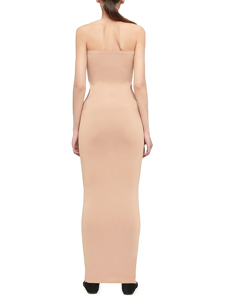 Wolford Women's Fatal Cut-Out Tube Dress - Almond | Thumbnail 3 Wolford Women's Fatal Cut-Out Tube Dress - Almond | Thumbnail 3