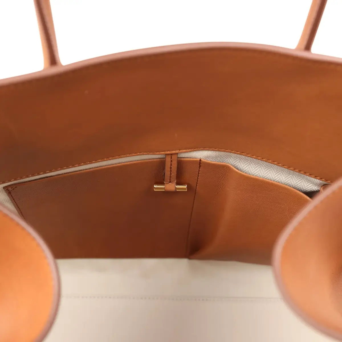 The Row The Row Soft Margaux 15 Cuir Saddle Leather Gold Hardware | Thumbnail 10 The Row The Row Soft Margaux 15 Cuir Saddle Leather Gold Hardware | Thumbnail 10