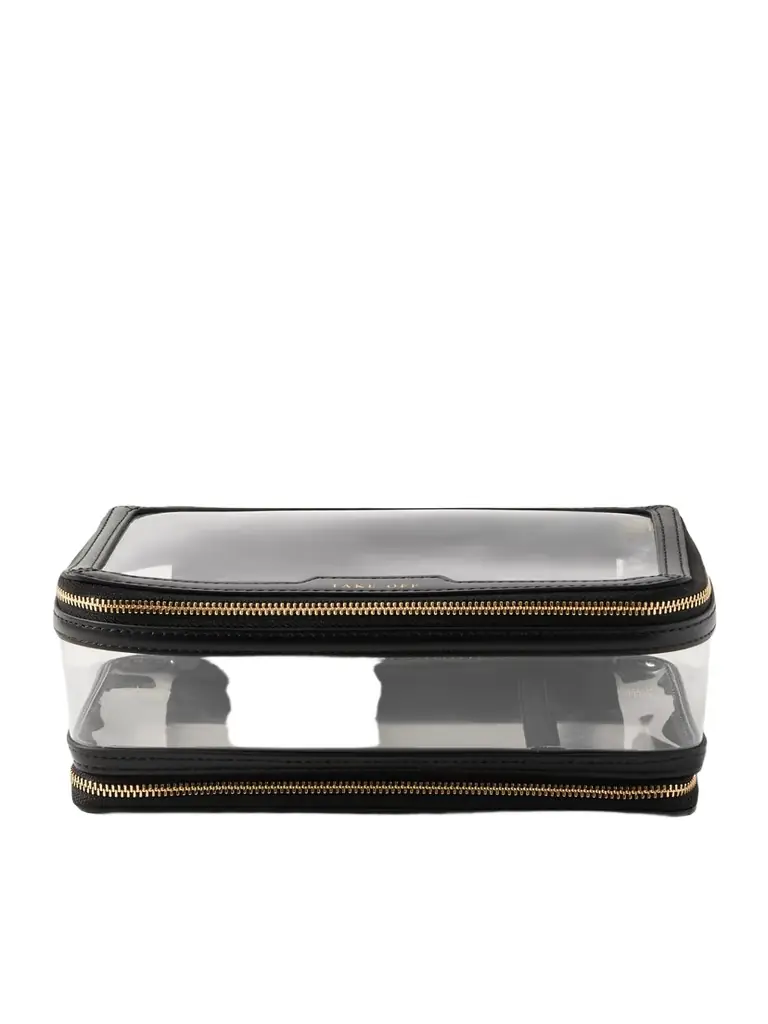 Anya Hindmarch In-flight Leather-trimmed Pvc Cosmetics Case | Image 1 Anya Hindmarch In-flight Leather-trimmed Pvc Cosmetics Case | Image 1