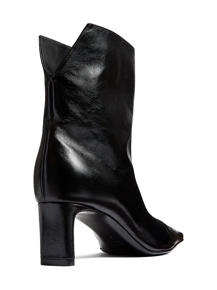 Khaite Women's Ona 55MM Leather Ankle Boots - Black | Thumbnail 3