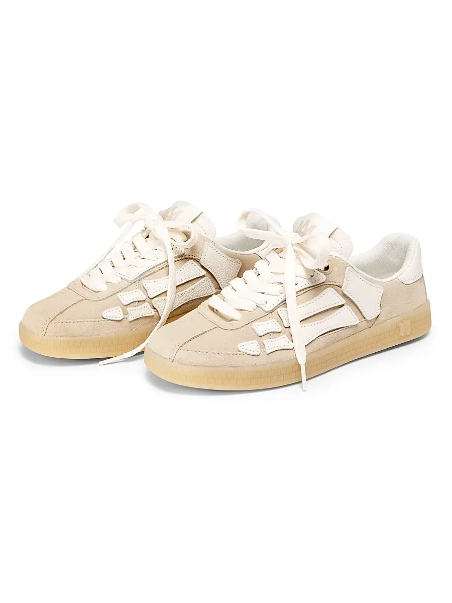 AMIRI Women's Pacific Bones Leather Sneakers | Thumbnail 2 AMIRI Women's Pacific Bones Leather Sneakers | Thumbnail 2