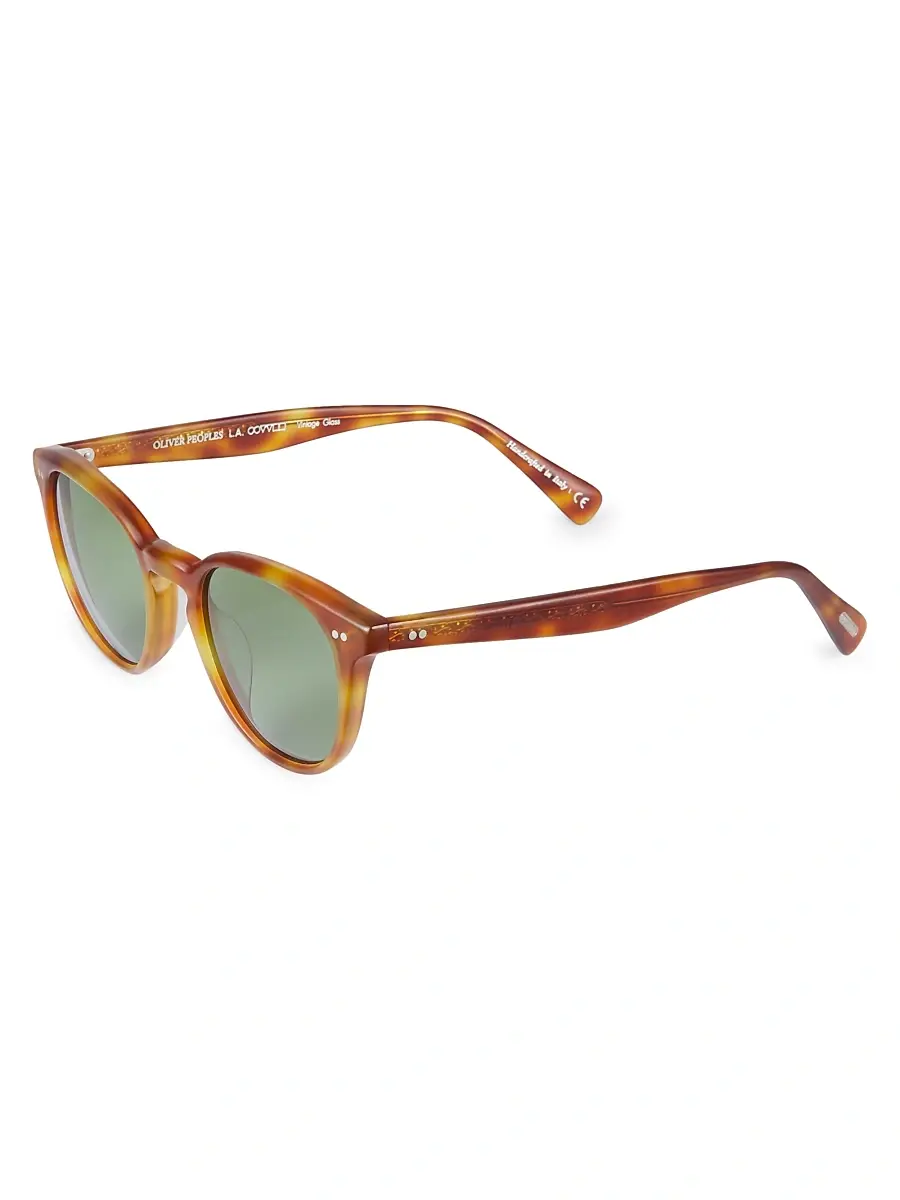 Oliver Peoples Men's Desmon Sun 50MM Round Sunglasses | Thumbnail 3 Oliver Peoples Men's Desmon Sun 50MM Round Sunglasses | Thumbnail 3