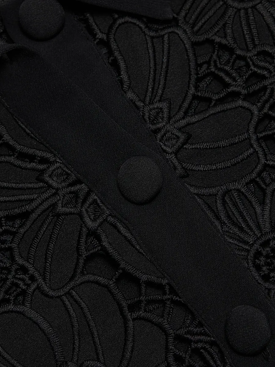 Milly Women's June Lace Button-Front Shirt | Thumbnail 7 Milly Women's June Lace Button-Front Shirt | Thumbnail 7