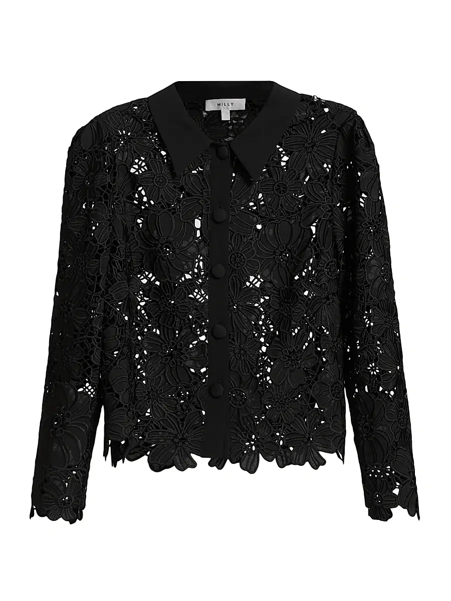 Women's June Lace Button-Front Shirt