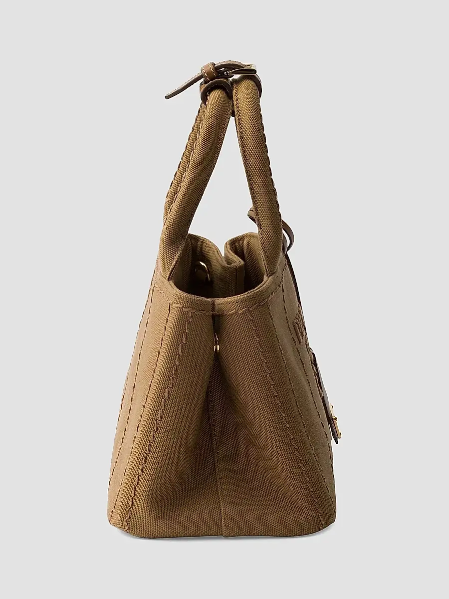 Prada Women's Jardiniere Mini Cotton Canvas Top Handle Bag | Thumbnail 6