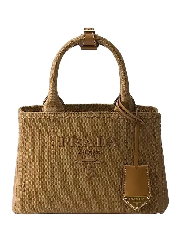 Women's Jardiniere Mini Cotton Canvas Top Handle Bag Women's Jardiniere Mini Cotton Canvas Top Handle Bag