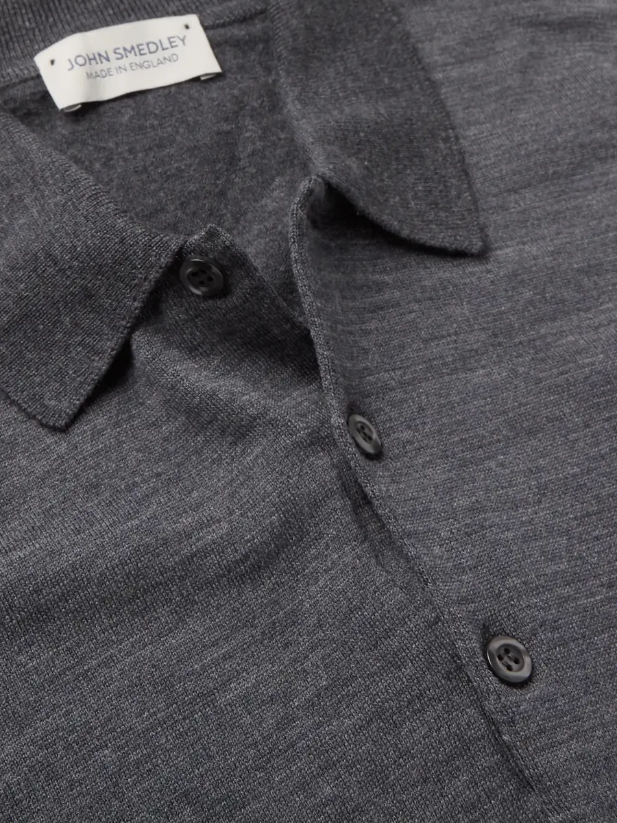 John Smedley Belper Slim-Fit Merino Wool Polo Shirt - Men | Thumbnail 4