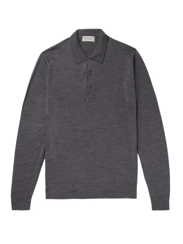 John Smedley Belper Slim-Fit Merino Wool Polo Shirt - Men | Image 1 John Smedley Belper Slim-Fit Merino Wool Polo Shirt - Men | Image 1