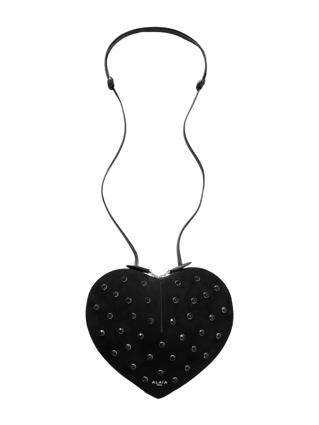 Le Coeur Crystal-embellished Suede Shoulder Bag Le Coeur Crystal-embellished Suede Shoulder Bag