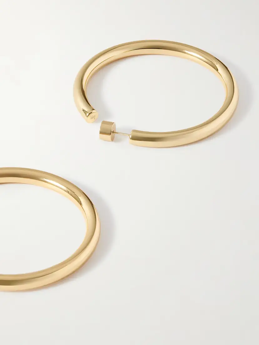 Jennifer Fisher Natasha Gold-plated Hoop Earrings | Thumbnail 3