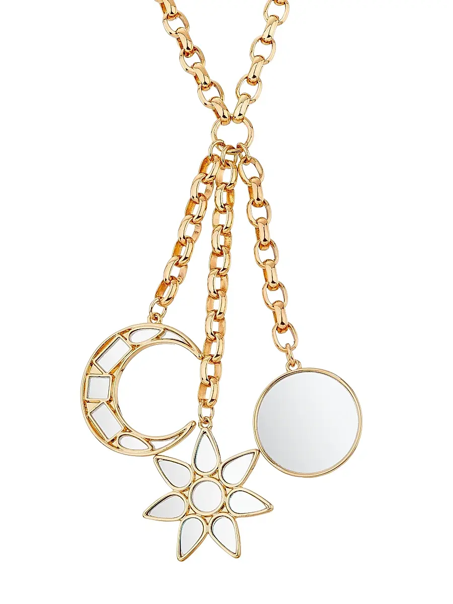 Ramy Brook Women's Starry Night Aurelius Goldtone & Glass Pendant Necklace | Thumbnail 3
