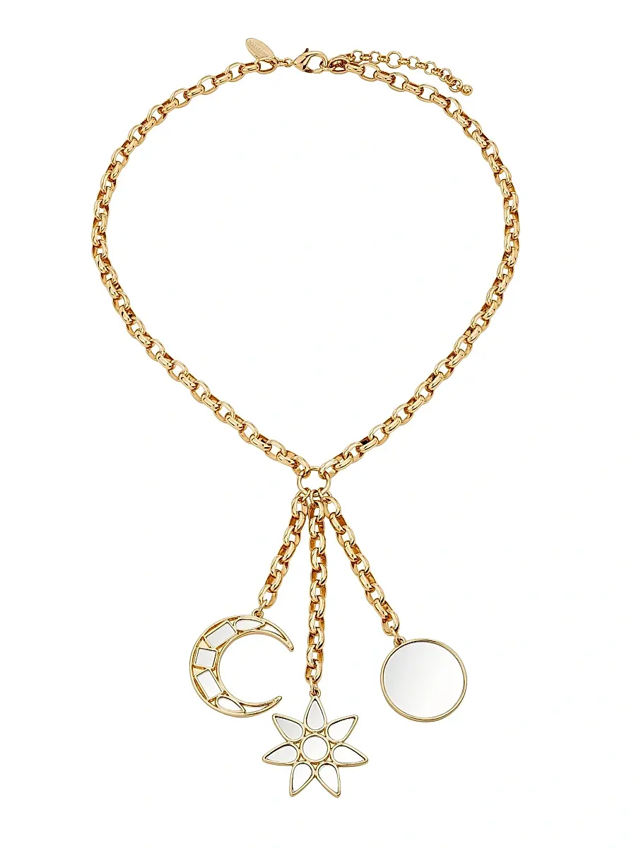 Ramy Brook Women's Starry Night Aurelius Goldtone & Glass Pendant Necklace