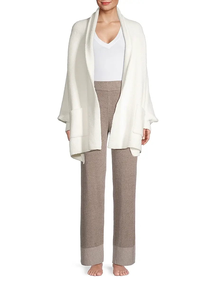 Barefoot Dreams Women's Cozychic Ultra Lite Open-Front Blanket Wrap | Thumbnail 2