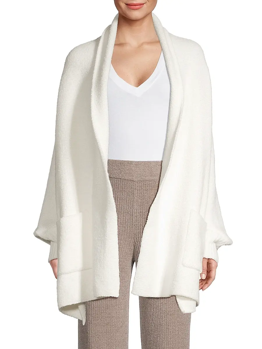 Barefoot Dreams Women's Cozychic Ultra Lite Open-Front Blanket Wrap | Thumbnail 3