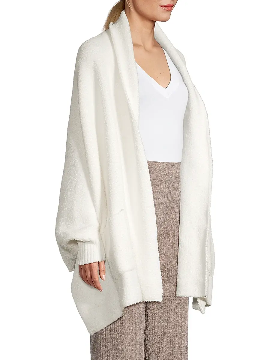 Barefoot Dreams Women's Cozychic Ultra Lite Open-Front Blanket Wrap | Thumbnail 4