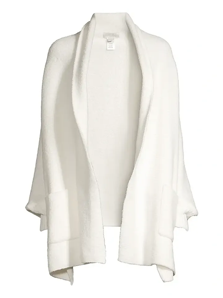 Barefoot Dreams Women's Cozychic Ultra Lite Open-Front Blanket Wrap