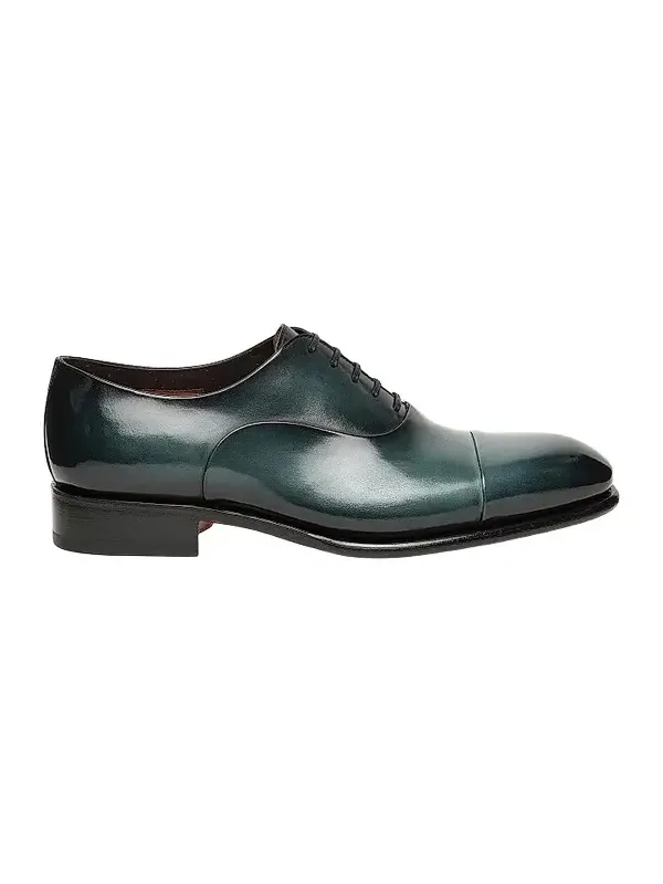Santoni Men's Lace-Up Leather Dress Shoes