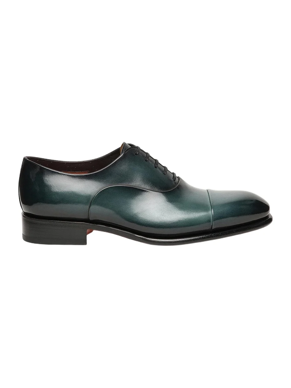 Santoni Men's Lace-Up Leather Dress Shoes