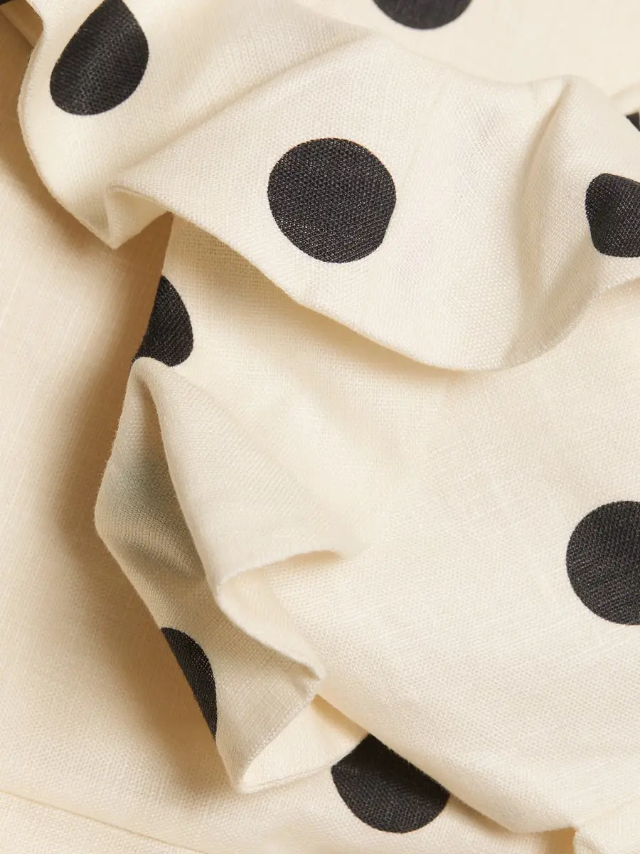 Zimmermann Women's Crush Polka Dot Frill Minidress - Cream Black Dot | Thumbnail 6 Zimmermann Women's Crush Polka Dot Frill Minidress - Cream Black Dot | Thumbnail 6