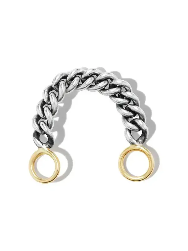 Marla Aaron Silver Heavy Curb Chain Ring