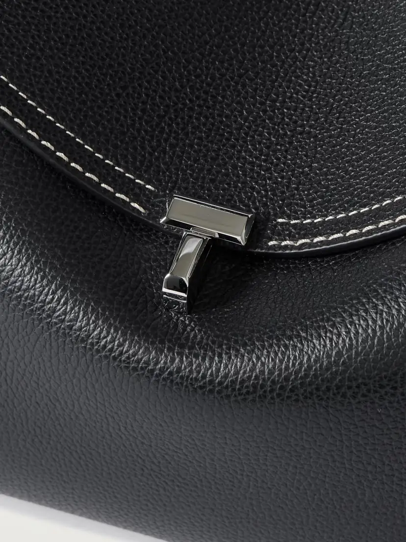 TOTEME T-lock Textured-leather Shoulder Bag | Thumbnail 4 TOTEME T-lock Textured-leather Shoulder Bag | Thumbnail 4