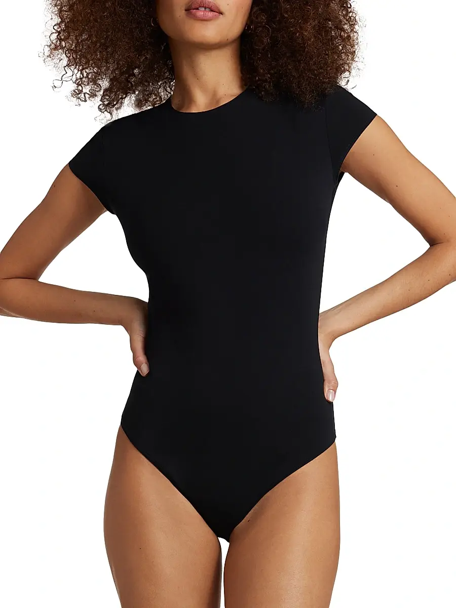 Commando Women's Butter Luxe Cap-Sleeve Bodysuit | Thumbnail 2 Commando Women's Butter Luxe Cap-Sleeve Bodysuit | Thumbnail 2