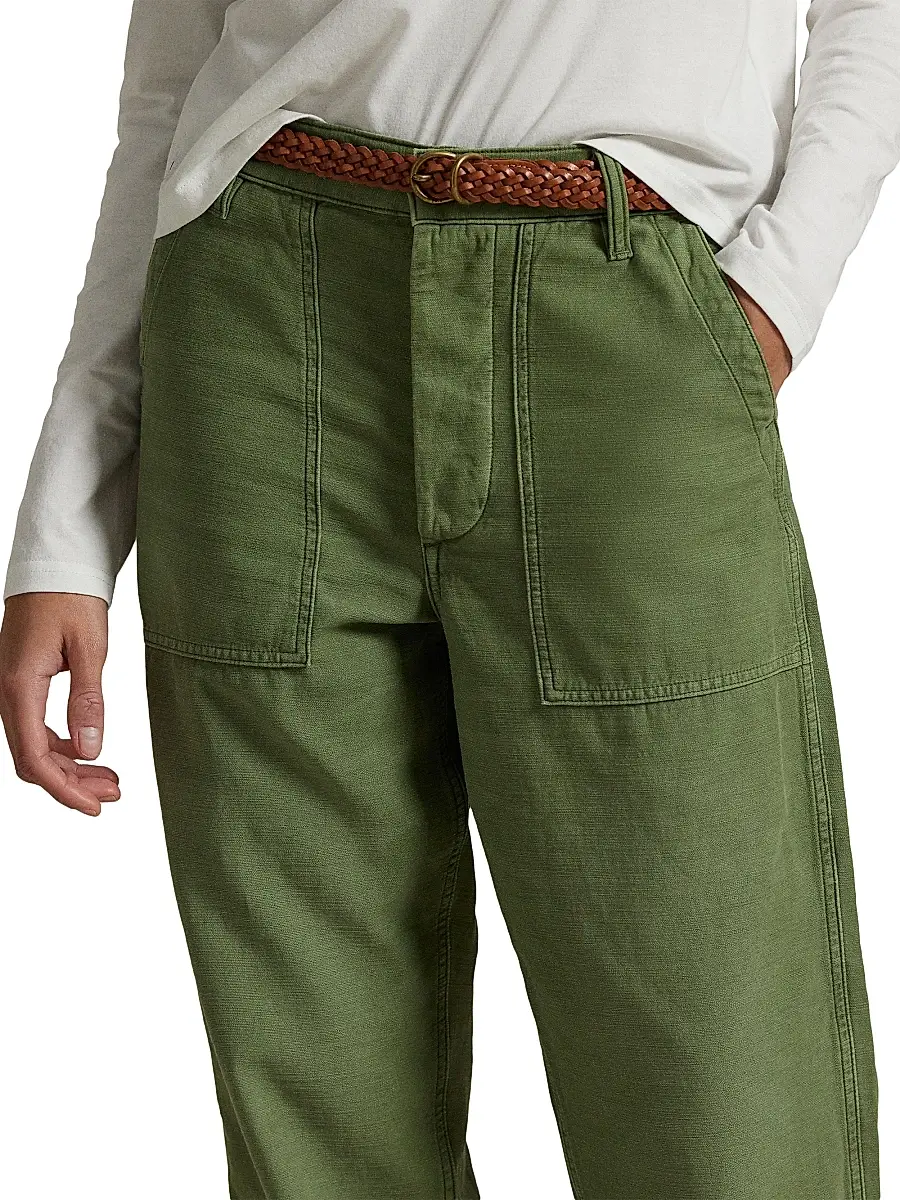 Polo Ralph Lauren Women's Ricky Sateen Straight-Leg Pants | Thumbnail 5 Polo Ralph Lauren Women's Ricky Sateen Straight-Leg Pants | Thumbnail 5