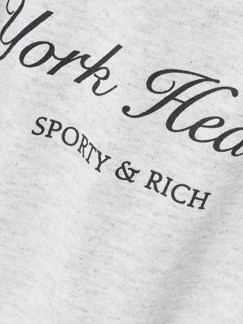 Sporty & Rich Ivy League Printed Cotton-blend Jersey T-shirt | Thumbnail 4
