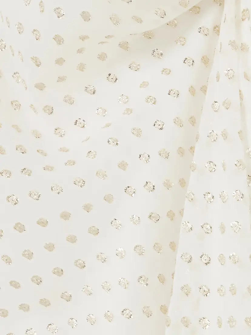 Chloé Gathered Metallic Polka-dot Silk-blend Maxi Skirt | Thumbnail 4 Chloé Gathered Metallic Polka-dot Silk-blend Maxi Skirt | Thumbnail 4