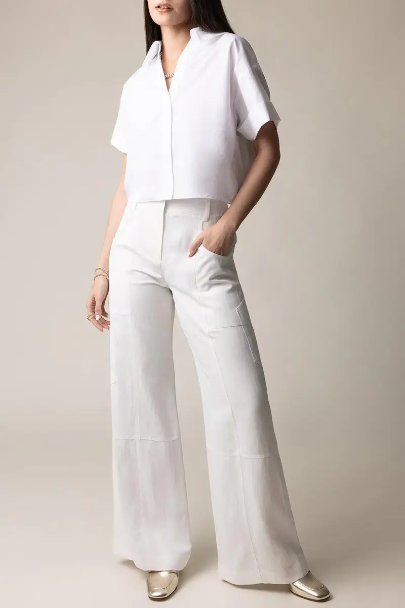 TWP Chrystie Street Pant - White | Thumbnail 2
