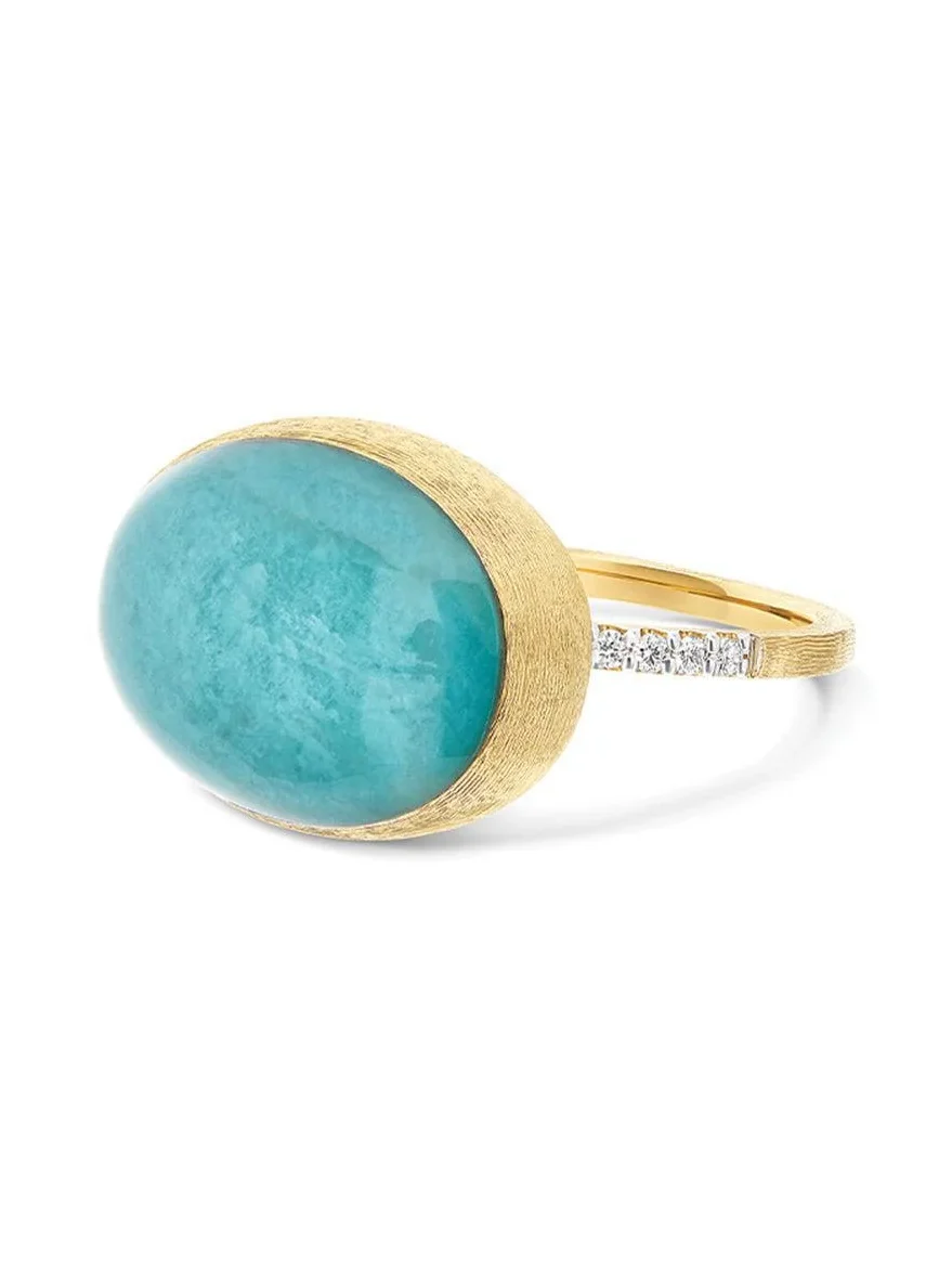 Large "Boules" Amazonite Ring