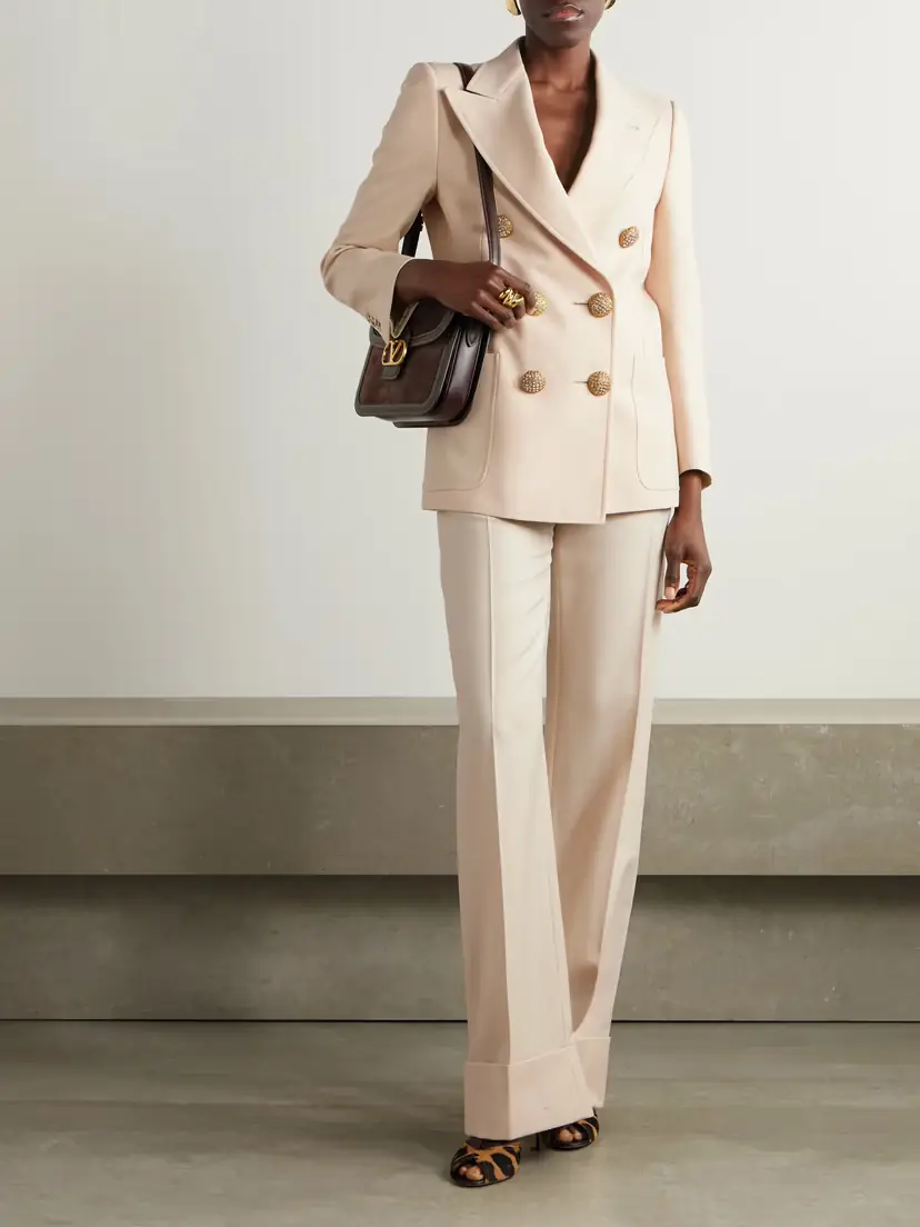 Valentino Garavani Wool-twill Wide-leg Pants | Thumbnail 2
