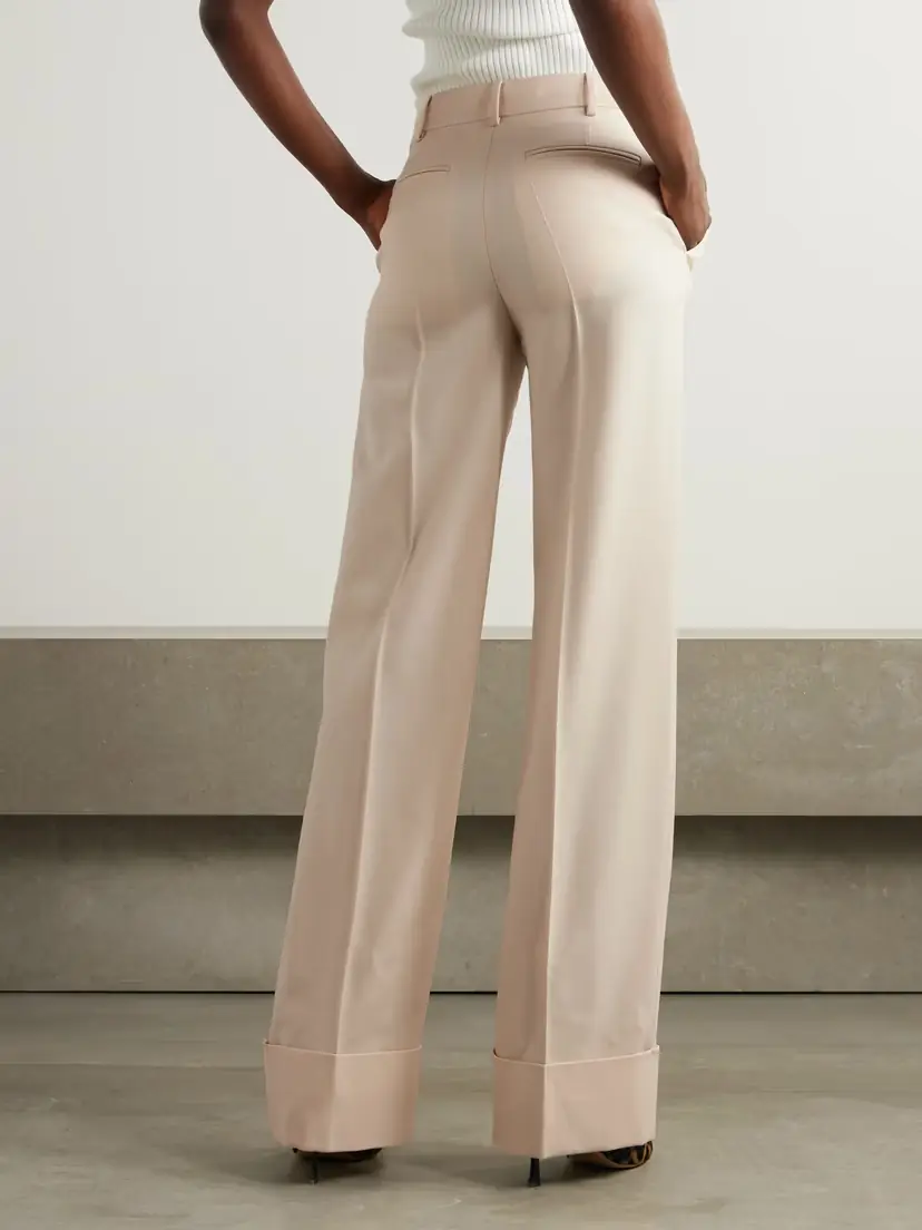 Valentino Garavani Wool-twill Wide-leg Pants | Thumbnail 4