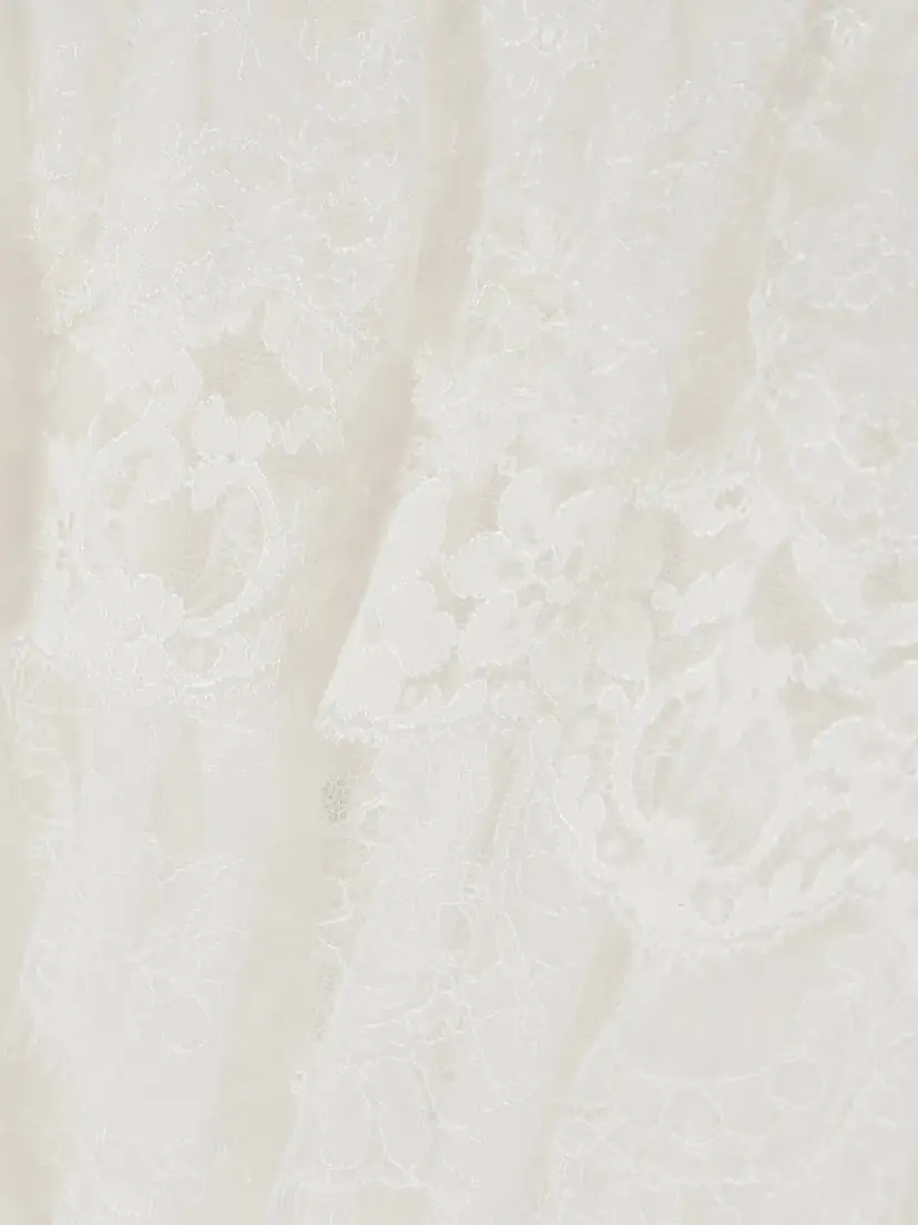 Chloé Tiered Lace-trimmed Silk-chiffon Blouse | Thumbnail 5 Chloé Tiered Lace-trimmed Silk-chiffon Blouse | Thumbnail 5
