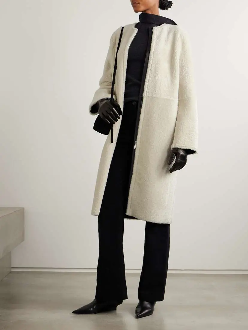 TOTEME Shearling Coat | Thumbnail 2