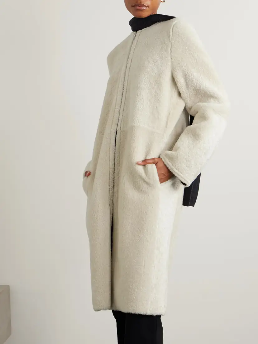 TOTEME Shearling Coat | Thumbnail 3