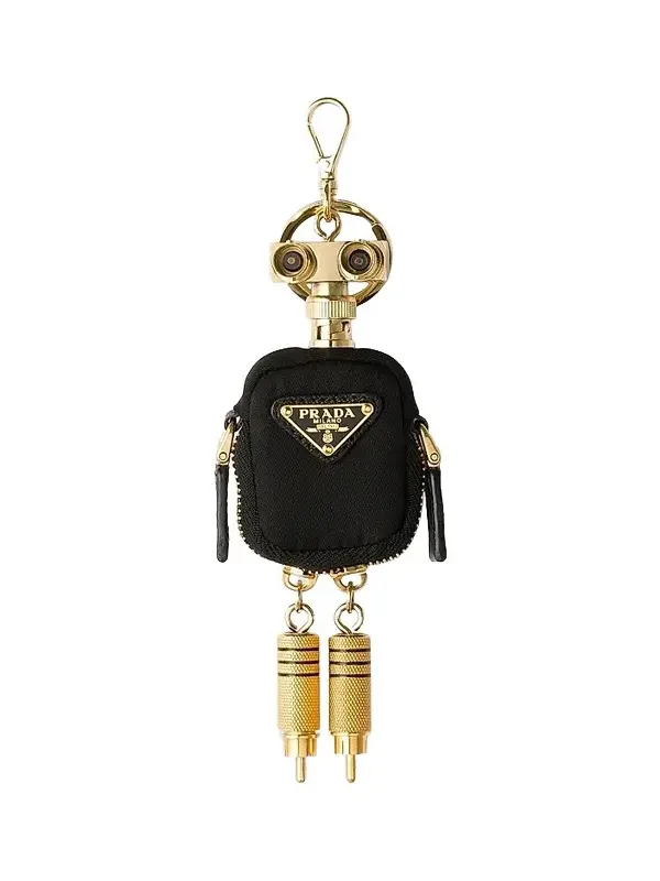 Women's Re-Nylon Robot Bag Charm