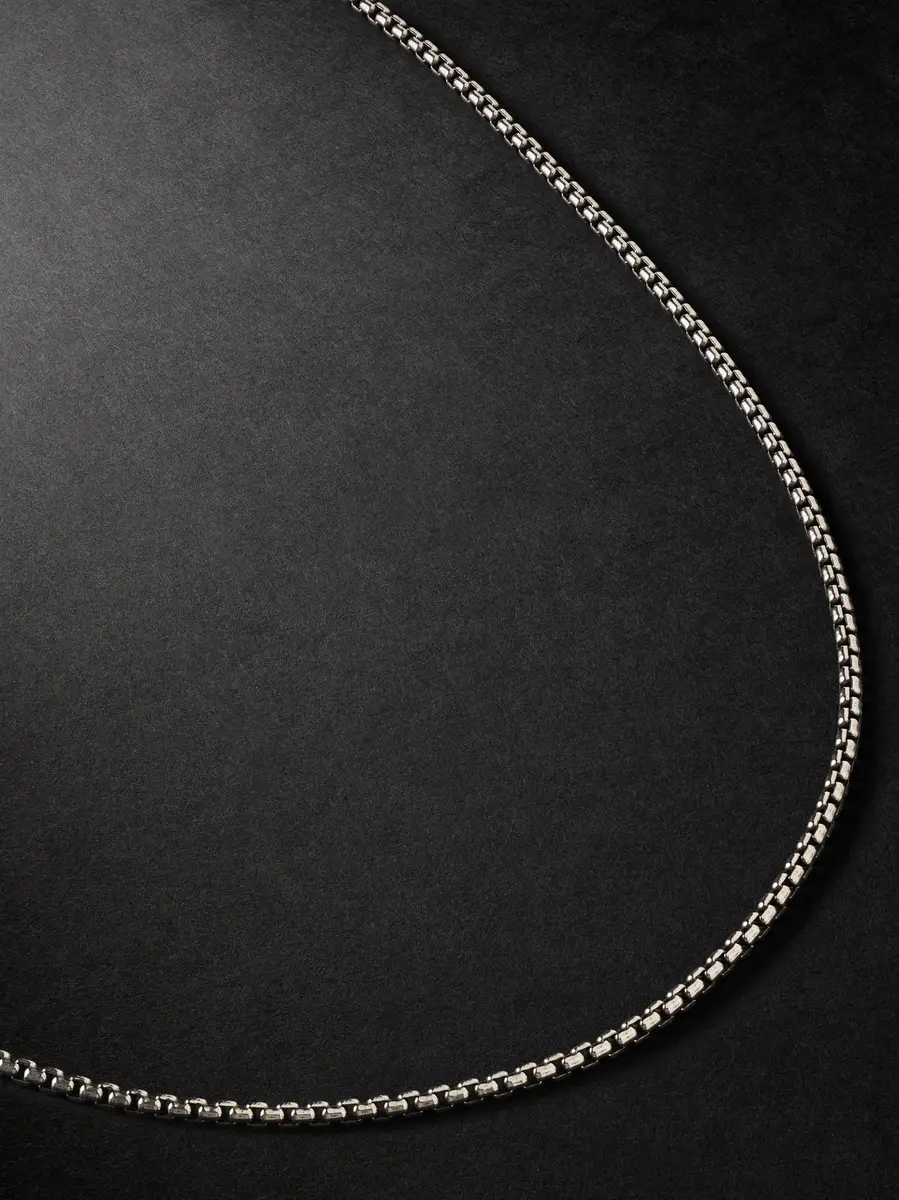 David Yurman Box Chain Silver Necklace - Men