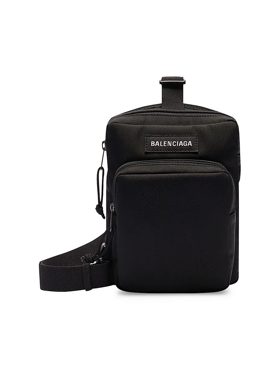 Balenciaga Men's Explorer Crossbody Messenger Bag - Black | Image 1 Balenciaga Men's Explorer Crossbody Messenger Bag - Black | Image 1
