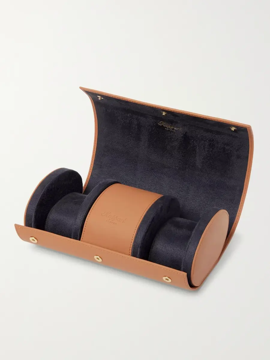 Rapport London Hyde Park Leather Watch Roll - Men | Thumbnail 2 Rapport London Hyde Park Leather Watch Roll - Men | Thumbnail 2