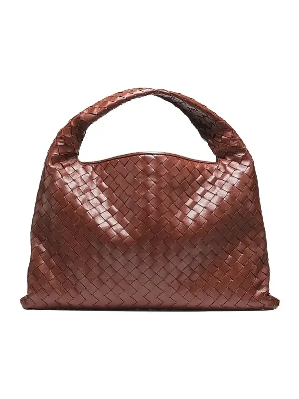 Women's Small Hop Intrecciato Leather Hobo Bag Women's Small Hop Intrecciato Leather Hobo Bag